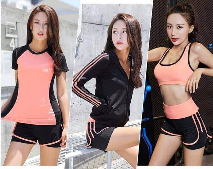 【新品】 再入荷 レディース スポーツウェア 5点セット ランニング ヨガ　M