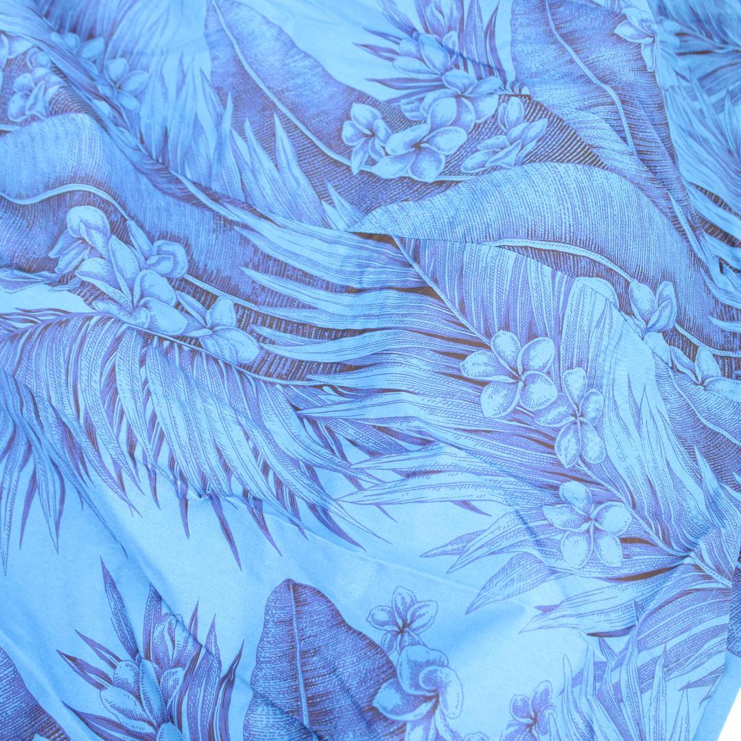 【フラダンス用衣装 ハワイ製 ベロアドレス】CC FASHIONS ブルー