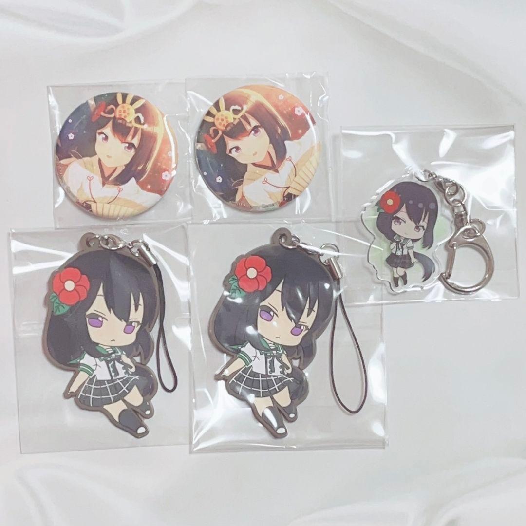 あんさんぶるガールズ　あんガル　神樹はじめ　缶バッジ　ラバーストラップ　ラバスト