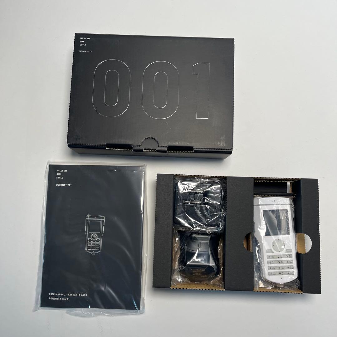 ウィルコム WS001IN \"TT\" グリーン ホワイト ブルー３色セット