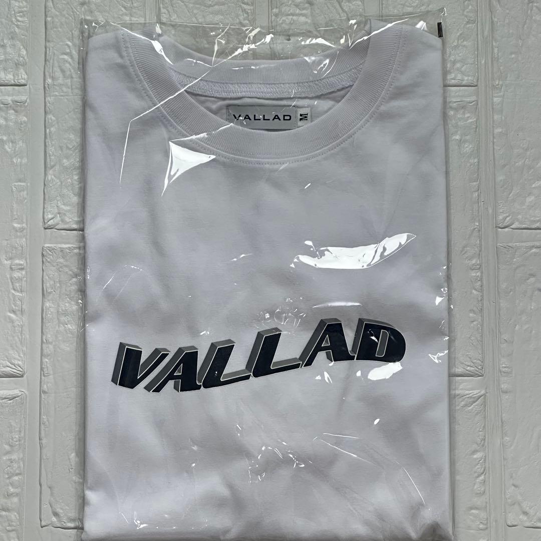 VALLAD OG LOGO 白 IO着用 Tシャツ Mサイズ①