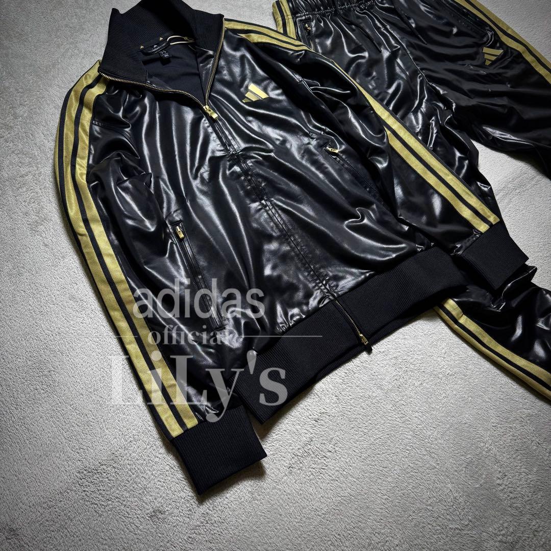 【Ｍサイズ】アディダス　上下セットアップ　黒金　新品未使用　定価22,550円