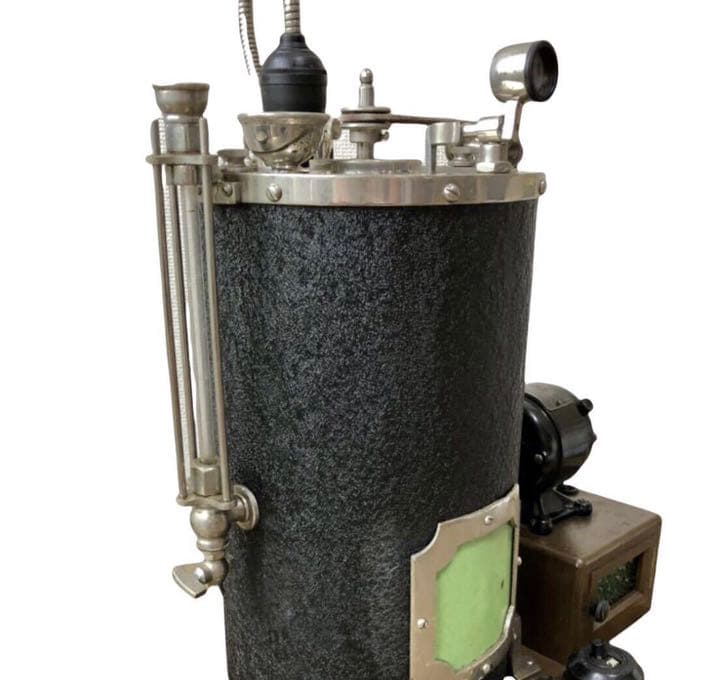 昭和初期　古い薬屋さん　フエバー特製　電動電気加湿　二球装置　検度器/戦前　薬局