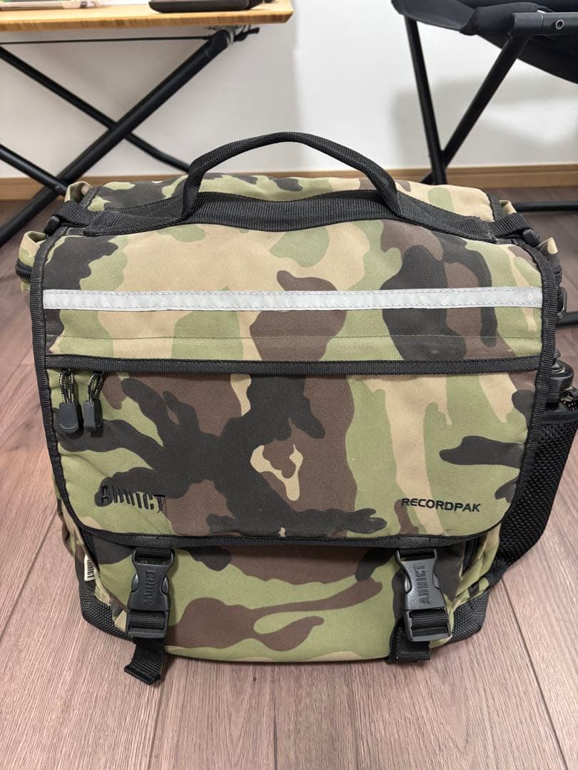 ADDICT UDG 迷彩柄 レコードバッグ