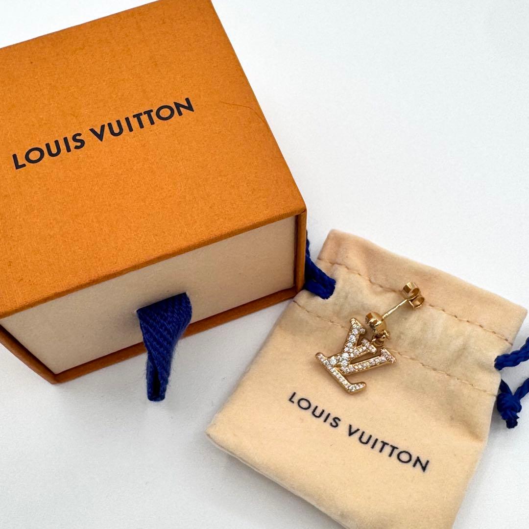美品/希少✨ルイヴィトン M01844　レディLV ピアス ゴールド メタル