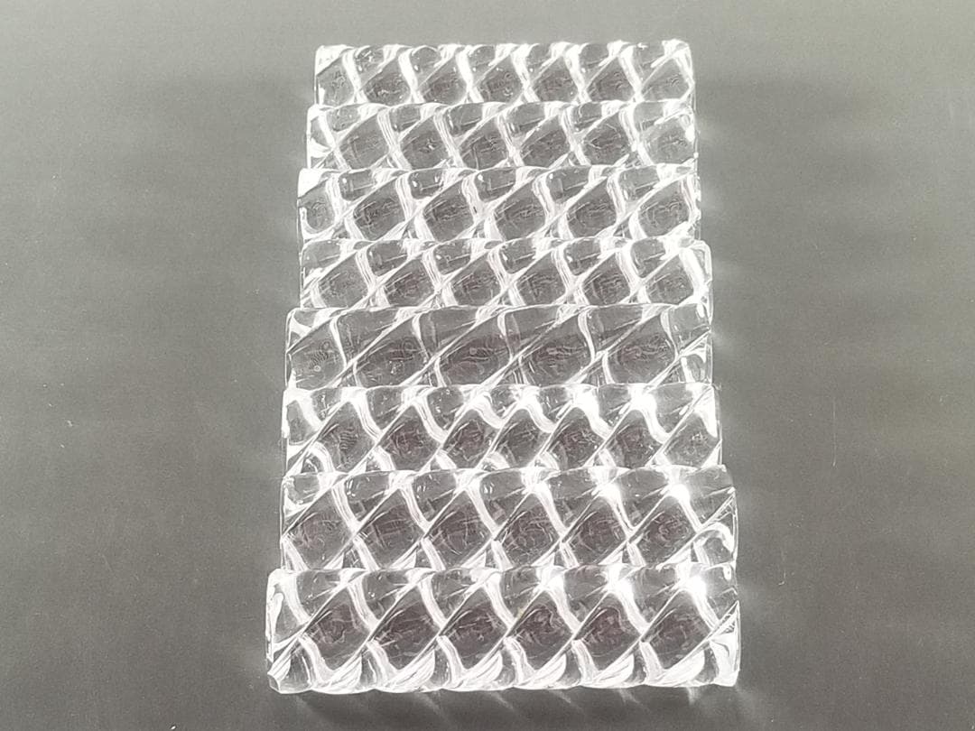 ⭐新品同様⭐バカラ バンブー ナイフレスト 8本 箸置き ナイフホルダー ガラス