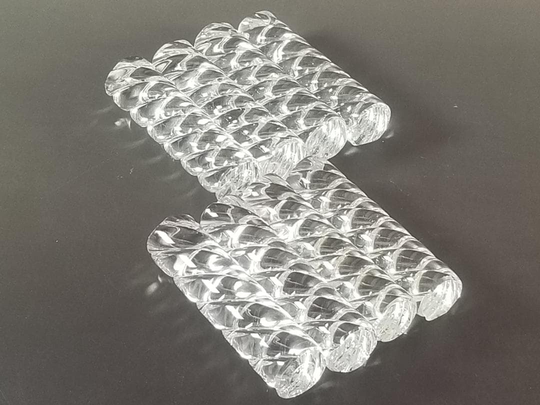 ⭐新品同様⭐バカラ バンブー ナイフレスト 8本 箸置き ナイフホルダー ガラス