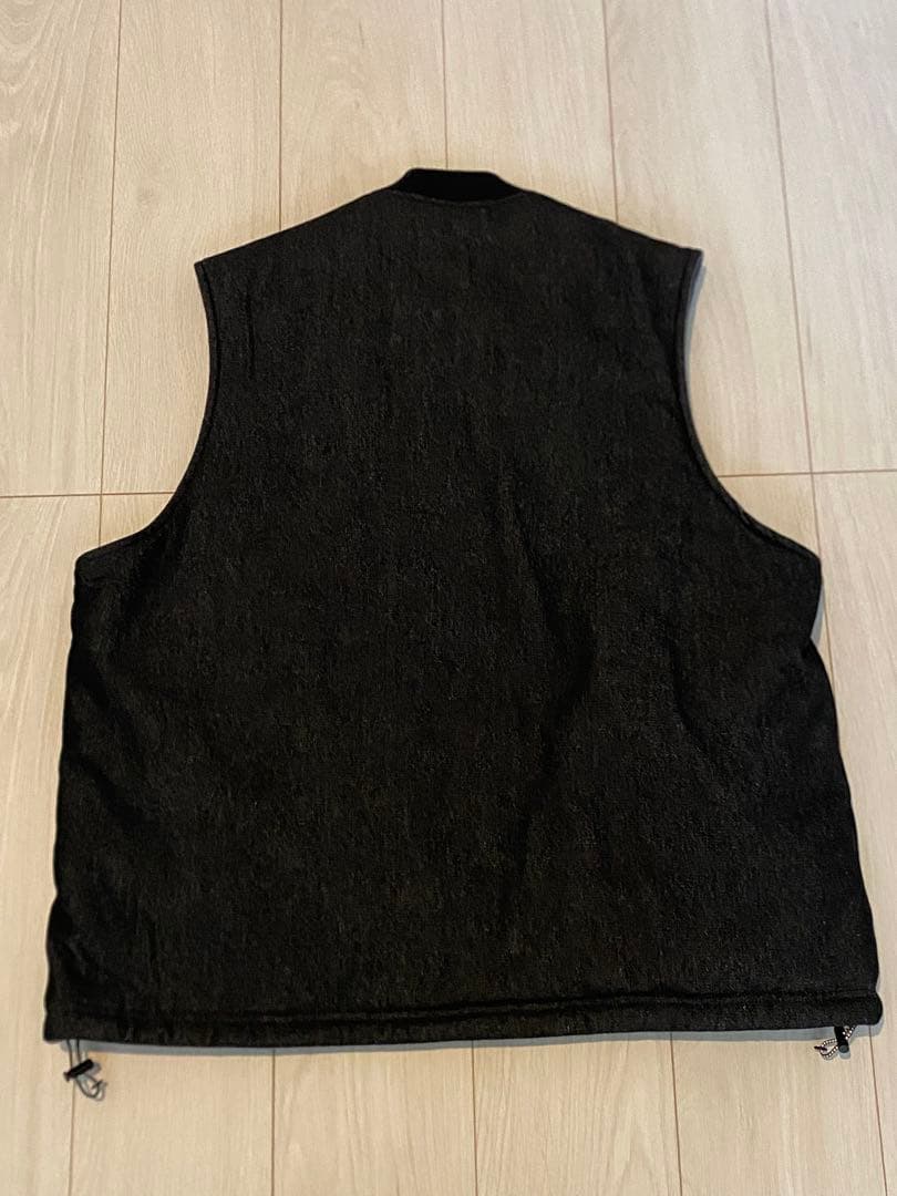 EVISENリバーシブル　デニムベスト　Lサイズ