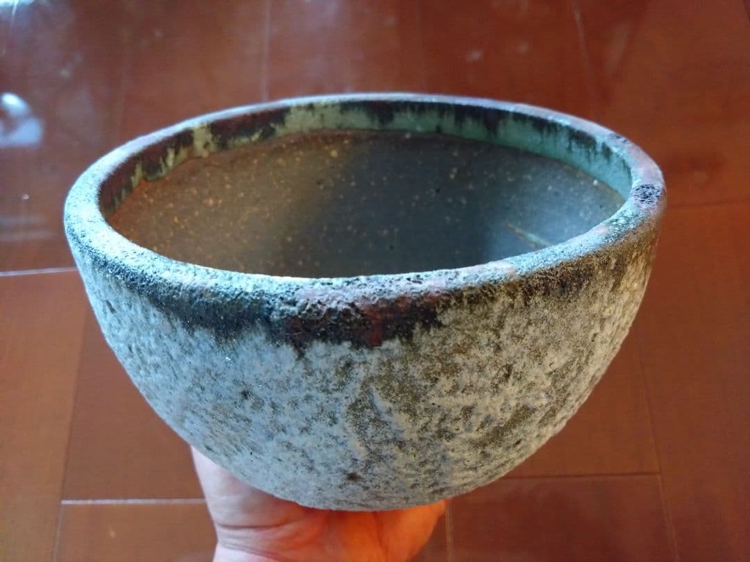 青白釉　大原さんpot １番大きいボールポット　ＸＬサイズ　定価13200円
