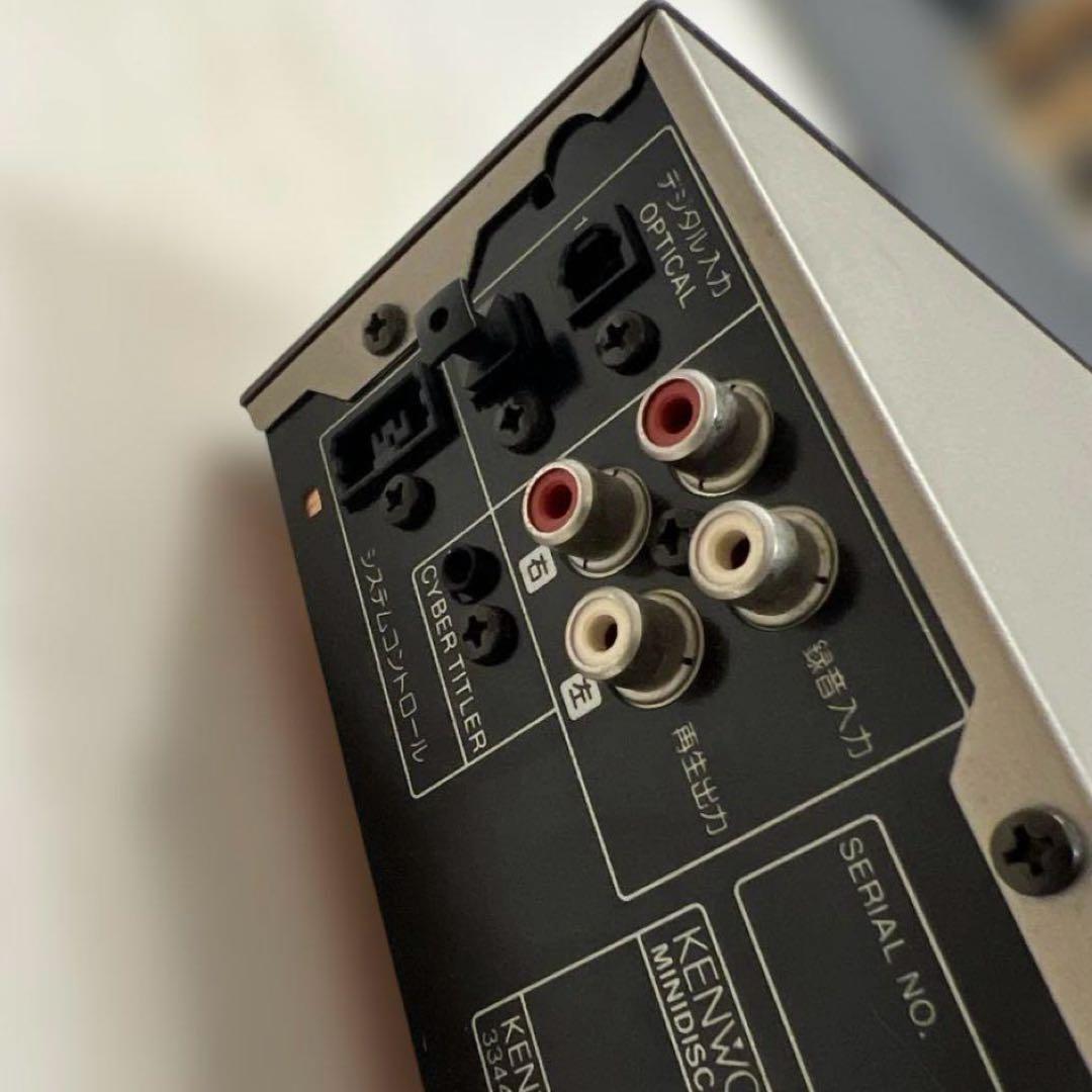 【美品】KENWOOD MDデッキ DM-7PRO ケンウッド 付属ケーブル付