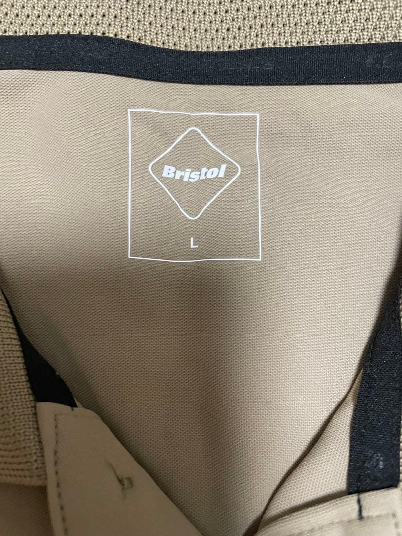 F.C.Real Bristol S/S PANEL POLOベージュLサイズ