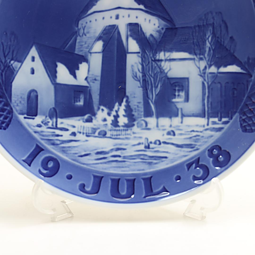 1938年 「オスタラーズ教会」 イヤープレート ロイヤルコペンハーゲン