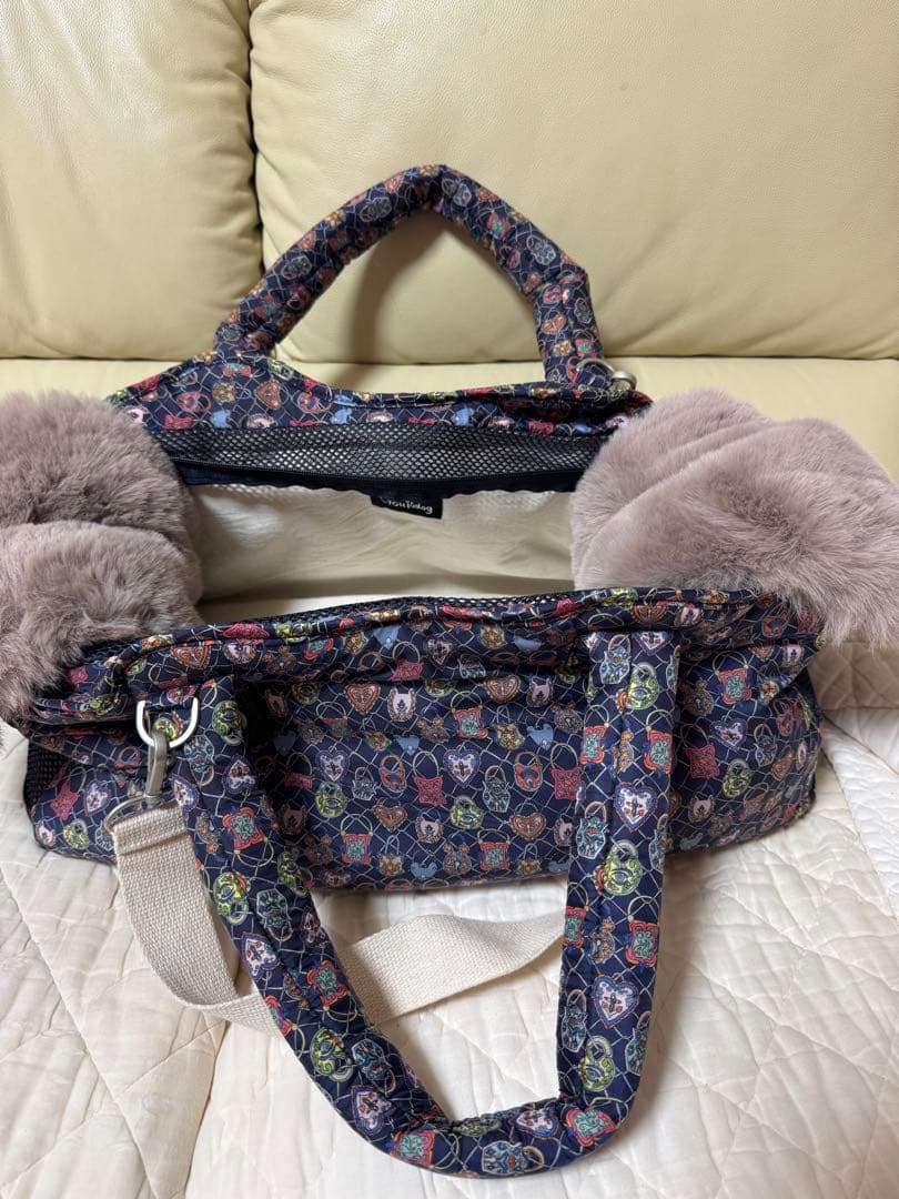 Louisdogカラフルスカル キャリーバッグ