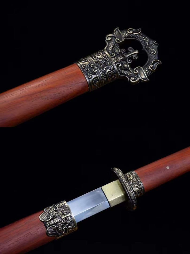 古兵器   武具　刀装具　日本刀　模造刀  フライホーン環首唐刀