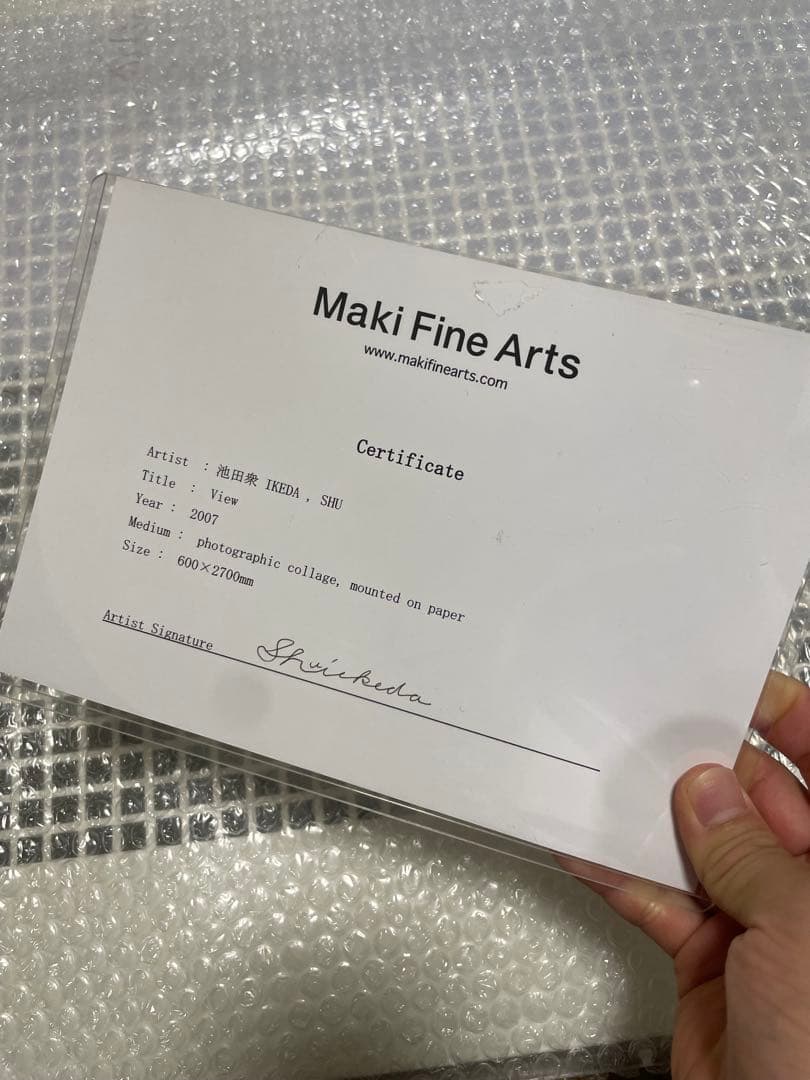 池田衆 Shu Ikeda「View」2007年 3枚組 大型連作 現代アート