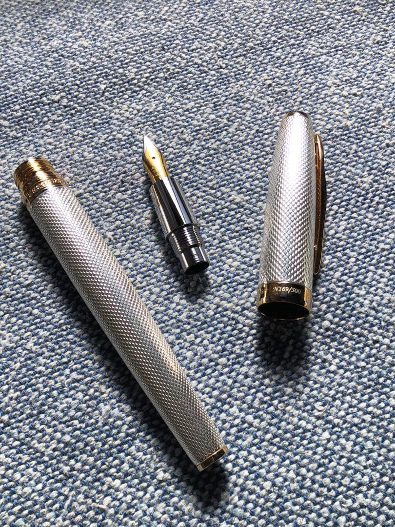 Xezo ジーゾ マエストロ スターリングシルバー スワロフスキー 万年筆