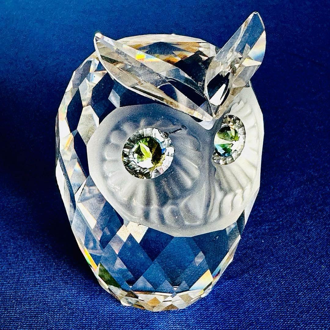 週末セール‼️SWAROVSKI フクロウ（大）クリスタル☆スワン刻印あり❗️