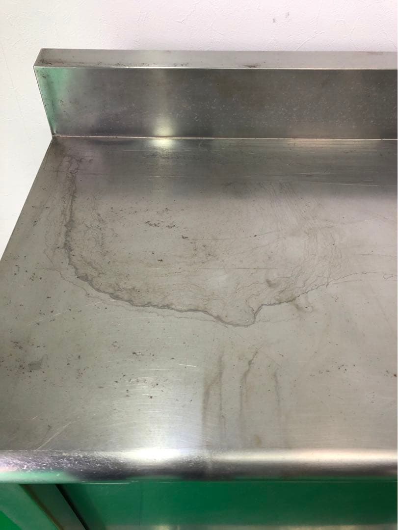 ☆地域限定送料無料☆キャビネットテーブル　幅1700 ステンレス　業務用