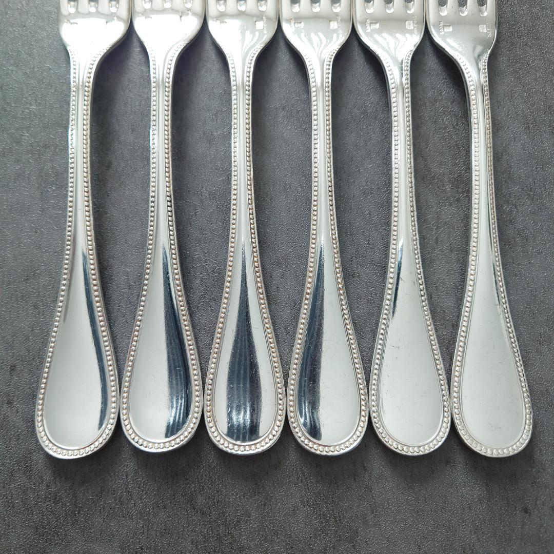 希少 クリストフル パール スタンダードフォーク 6点 ②