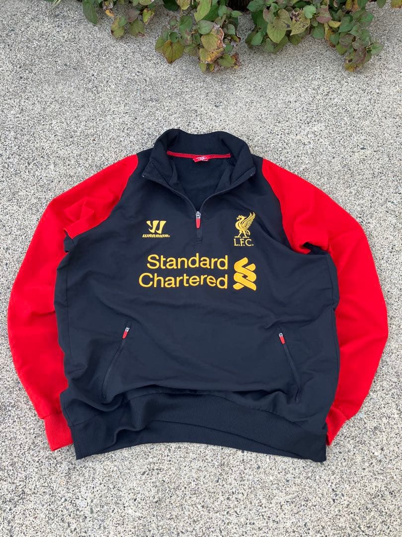 【希少】WARRIOR ×リバプールFC ハーフジップトレーニングジャケットXL