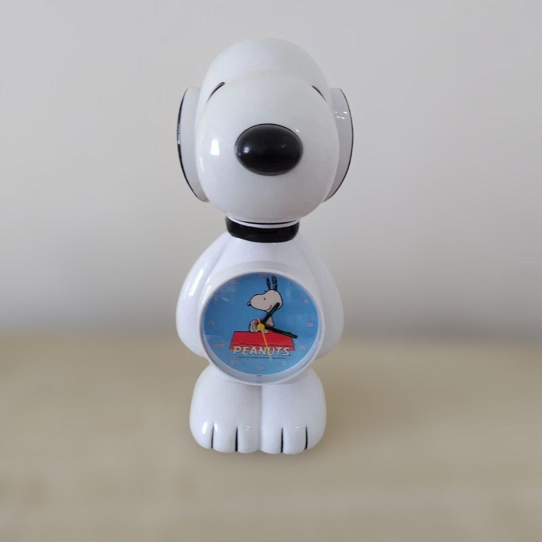 スヌーピー 時計付き貯金箱メロディー付き