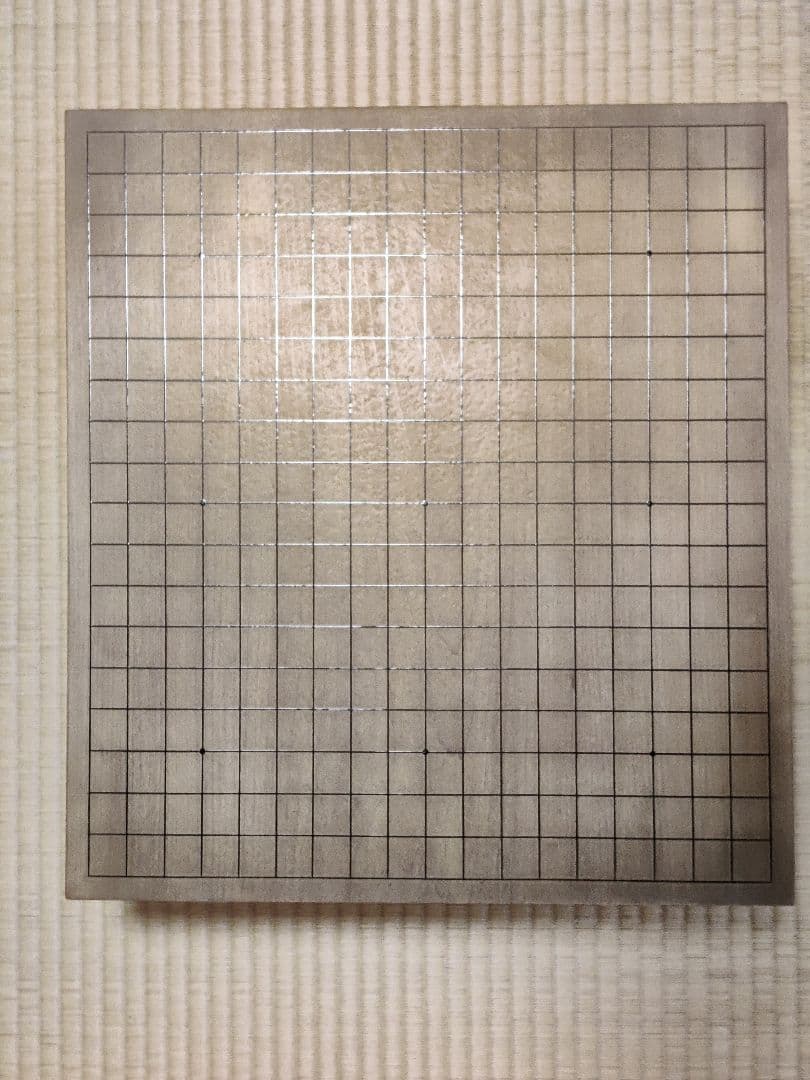 中村碁盤店謹製　木製囲碁盤＋天然碁石