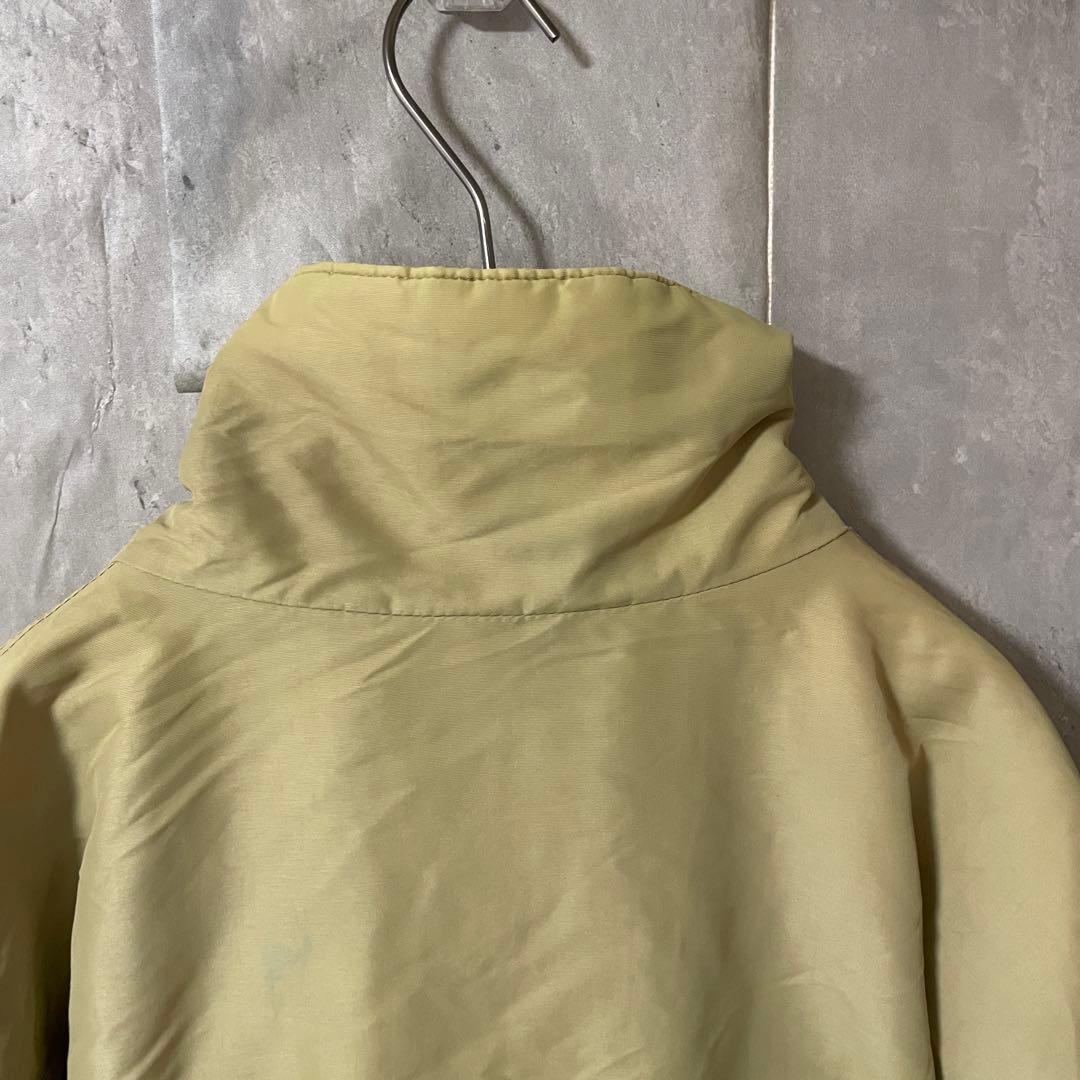 Burtonバートンスキーウェアスノーボードジャケットブルゾンベージュ刺繍ロゴ