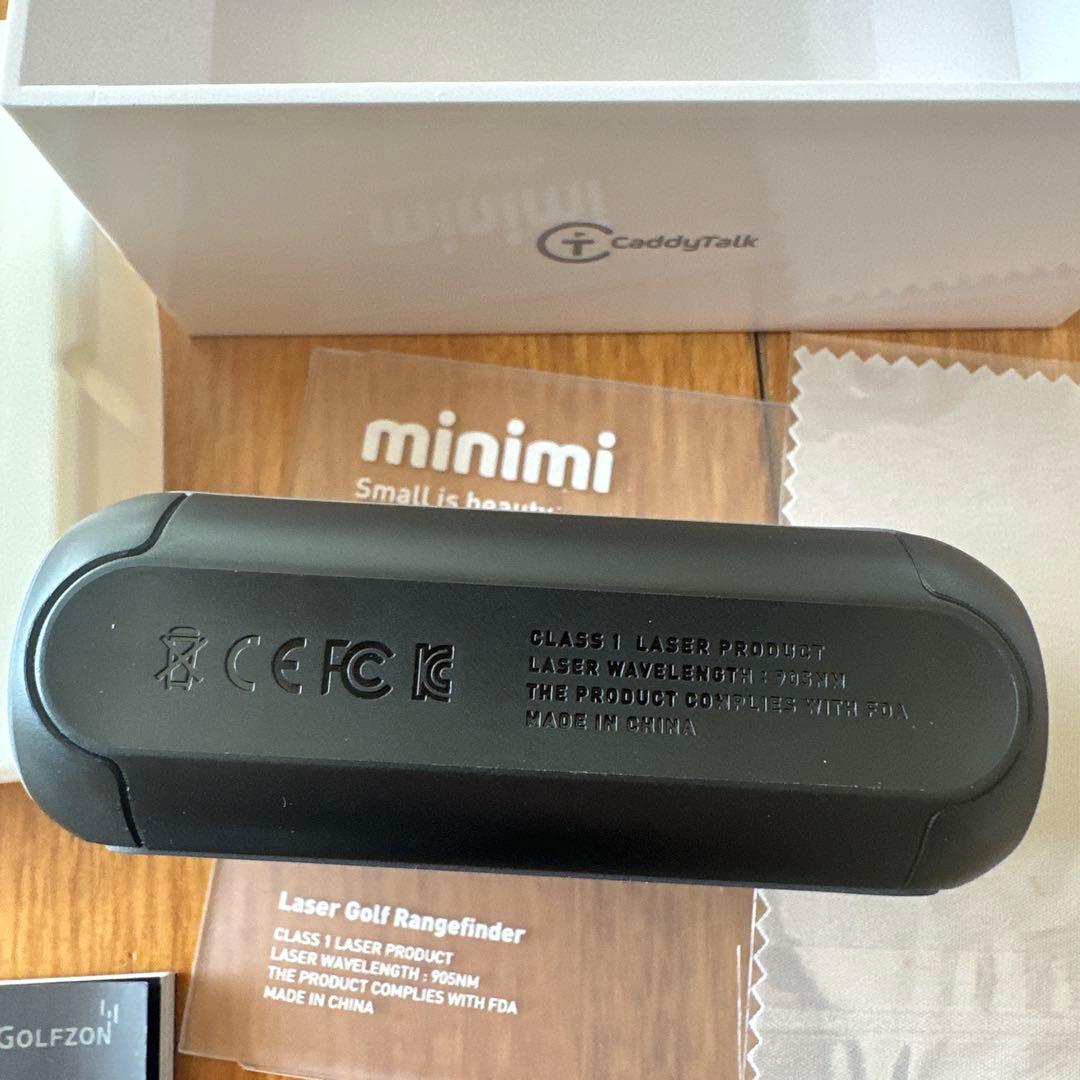 CaddyTalk minimi ゴルフ用レーザー距離計　極美品