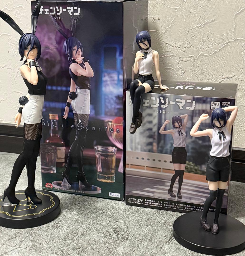 【300円スタート!!】チェンソーマン レゼ篇 レゼ フィギュア ３体セット