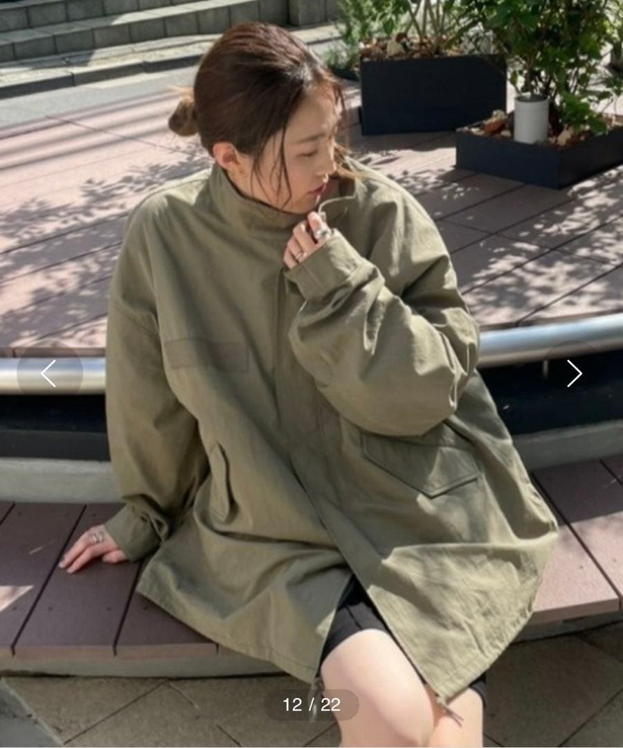 チャオパニックティピー　ユニセックスマルチウェイM-65ショートモッズコート