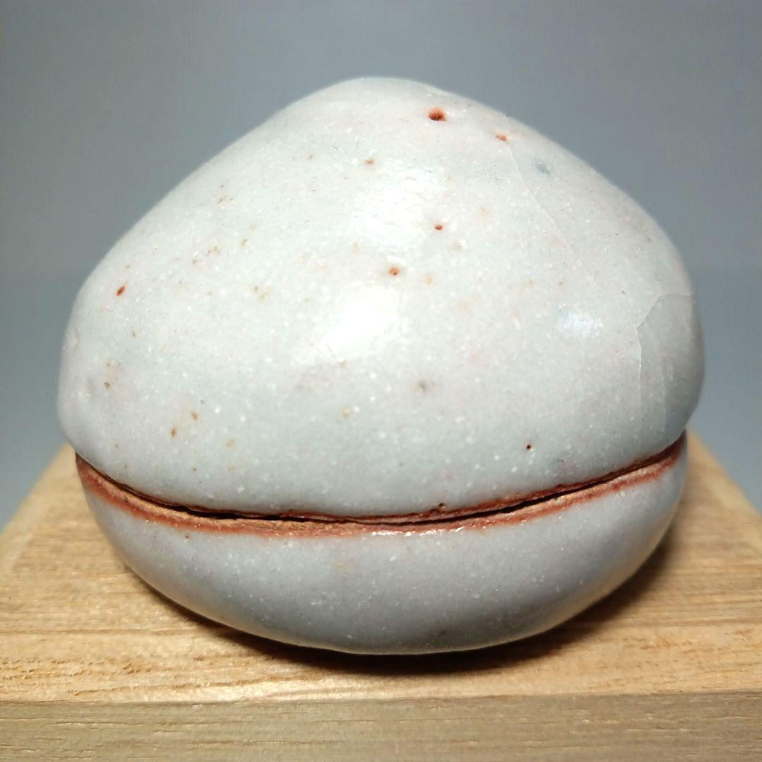 茶道具 志野 香合 藤原 一門