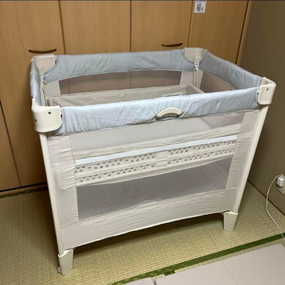 Apric/アプリカ/ココネルエアー/ベビーベッド/ 美品