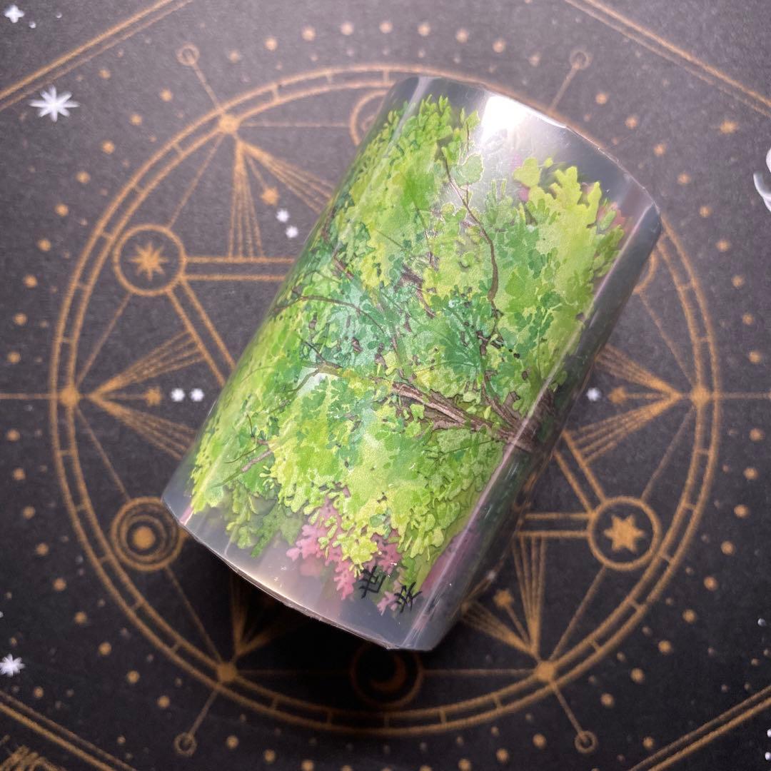 【8281】海外　マステ　5m巻売り　PETマスキングテープ　木