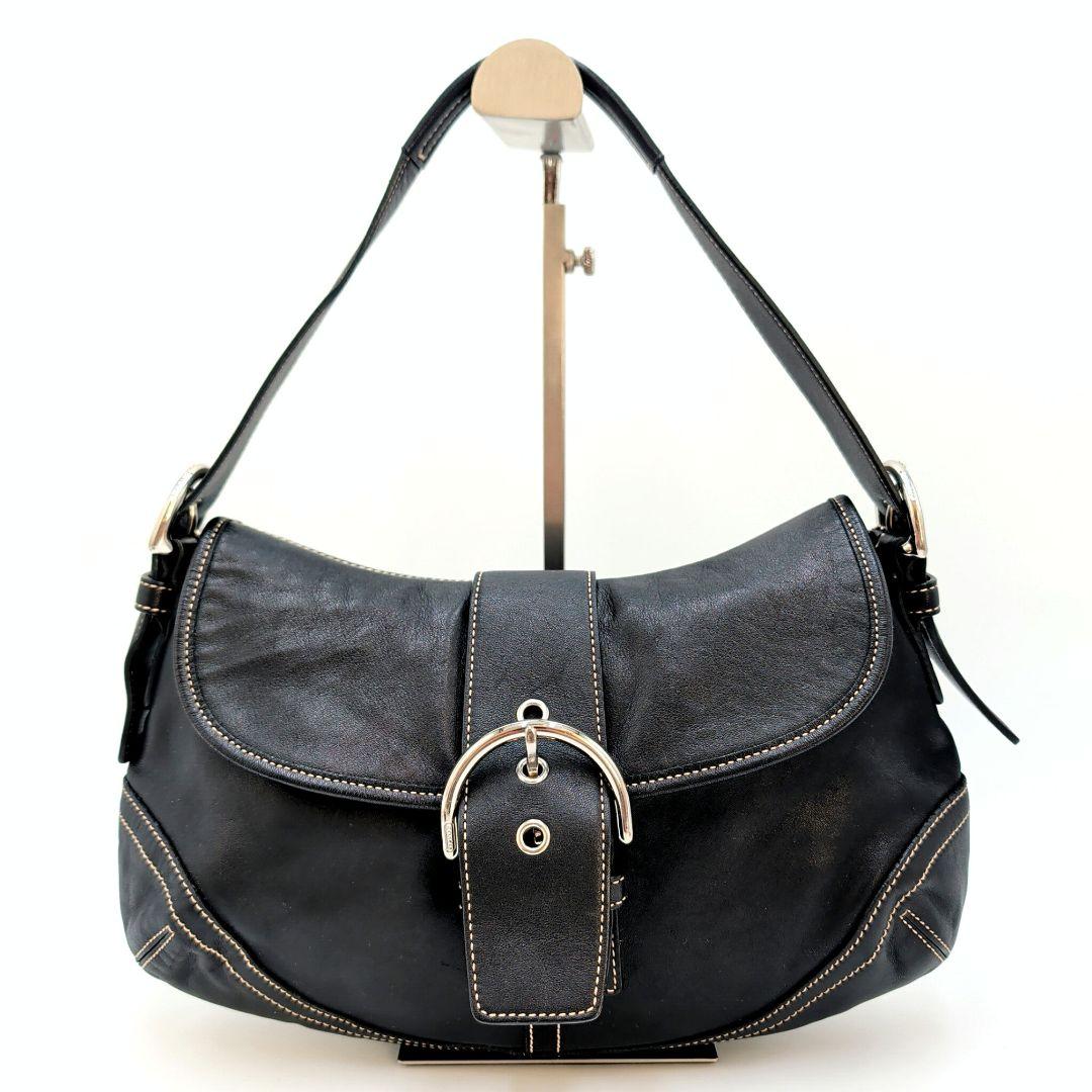 COACH SOHO ハンドバッグ y2k ソーホー ワンショルダー レザー 黒