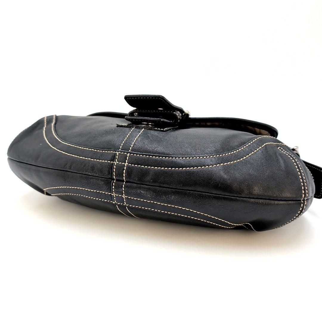 COACH SOHO ハンドバッグ y2k ソーホー ワンショルダー レザー 黒