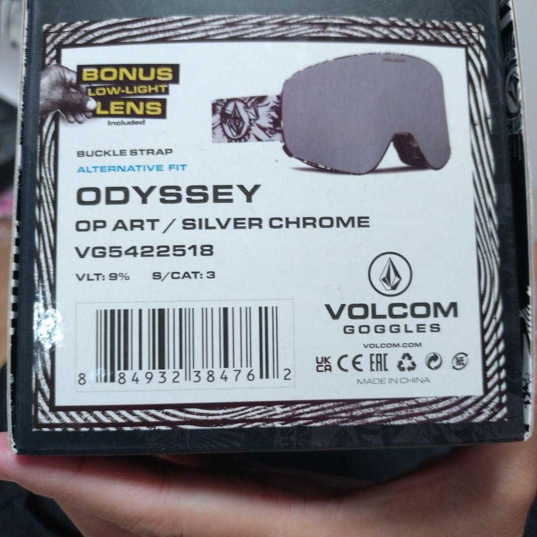 VOLCOM ODYSSEY ゴーグル OP ART/SILVER CHROME