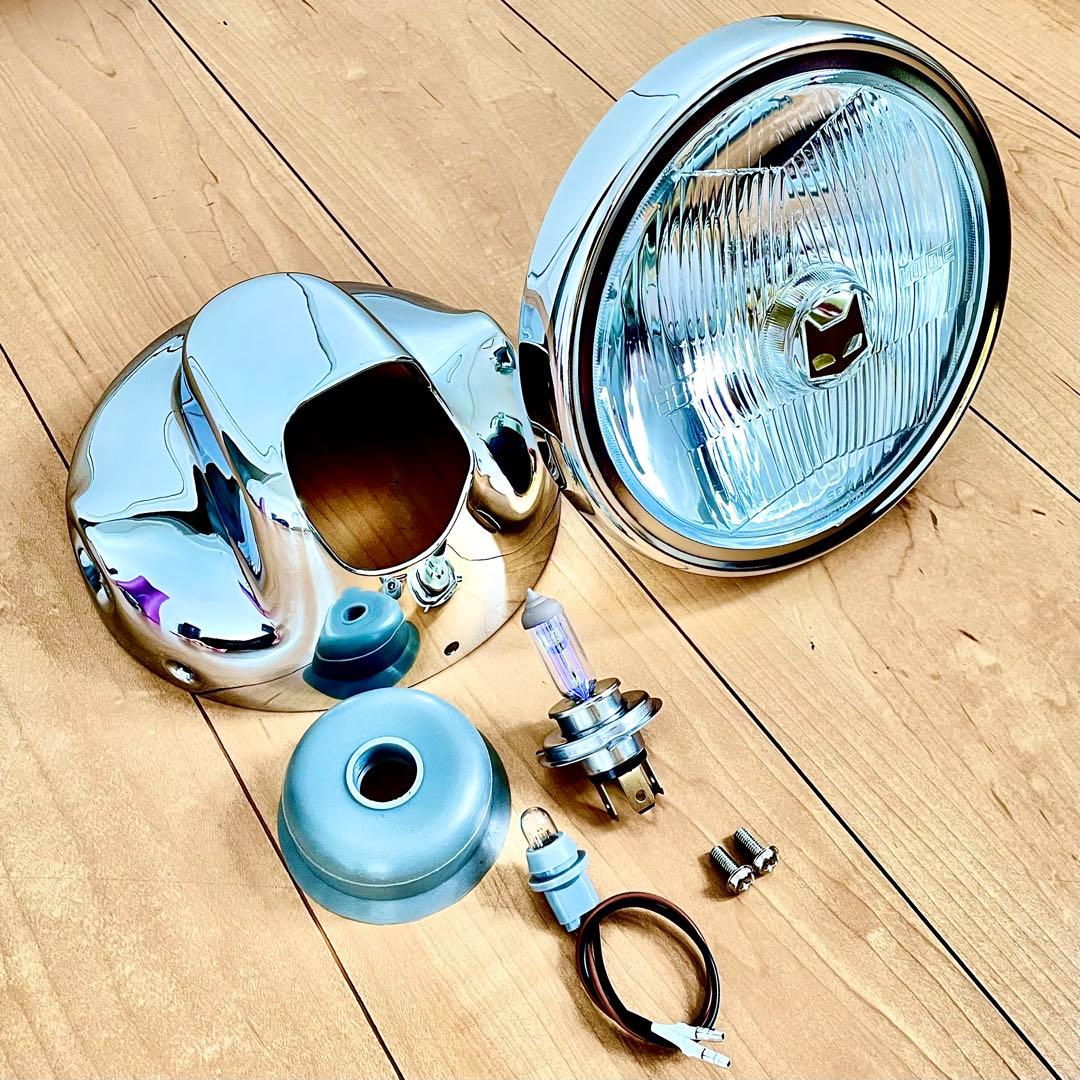 マーシャル 888 デベソ 160φ ヘッドライト CB400F ホーク シビエ