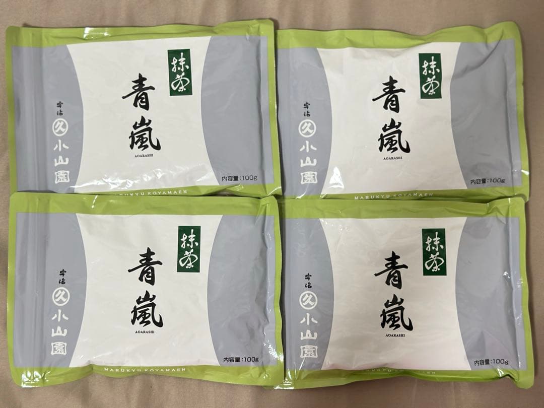 丸久小山園　抹茶　青嵐　100gx4袋