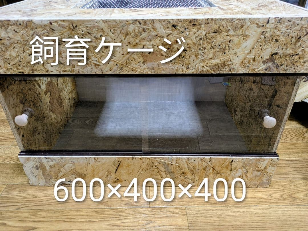 爬虫類ケージ　木製ケージ　送料込