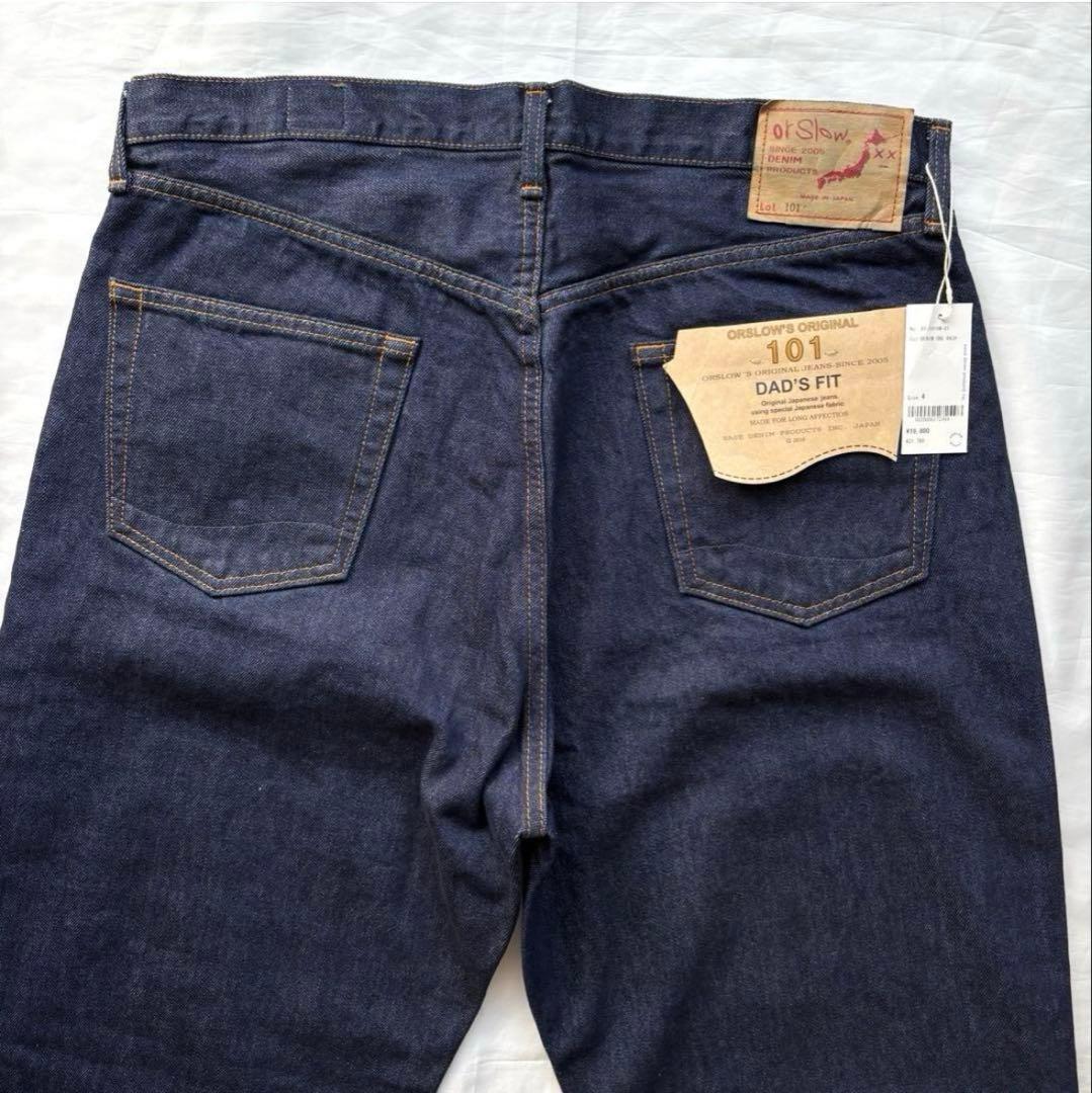 未使用　タグ付き　orSlow オアスロウ 101 DAD'S FIT デニム