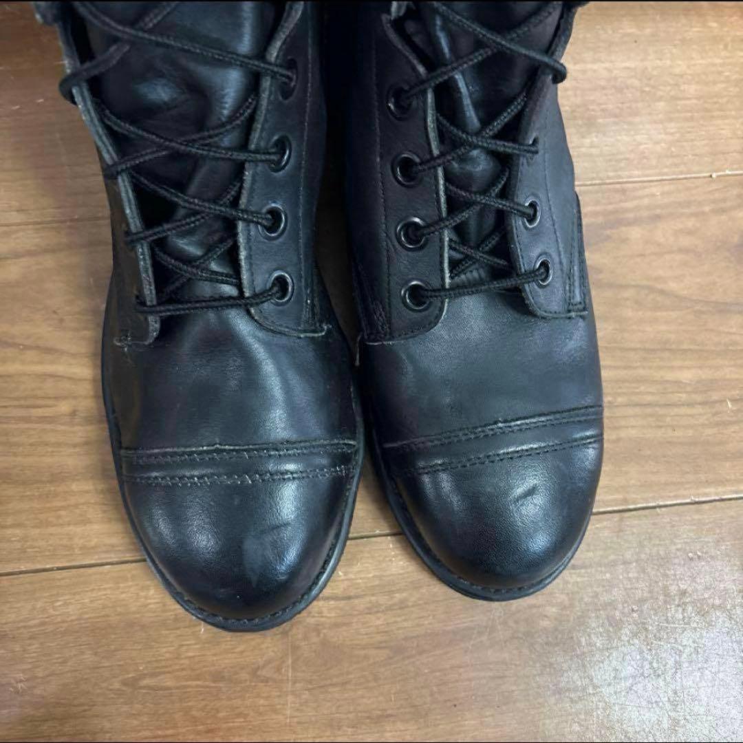 90s デッドストック　米軍　実物　オールレザーブーツ　26cm 送料無料