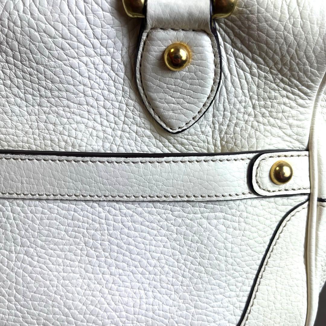 【値下げ交渉歓迎】J&M DAVIDSON MINI MIA ハンドバッグシボ革