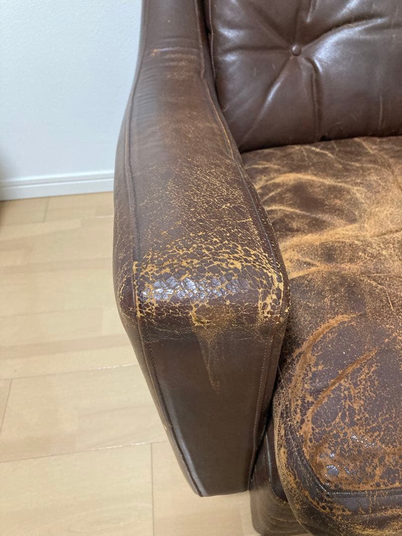 ヴィンテージレザーソファ