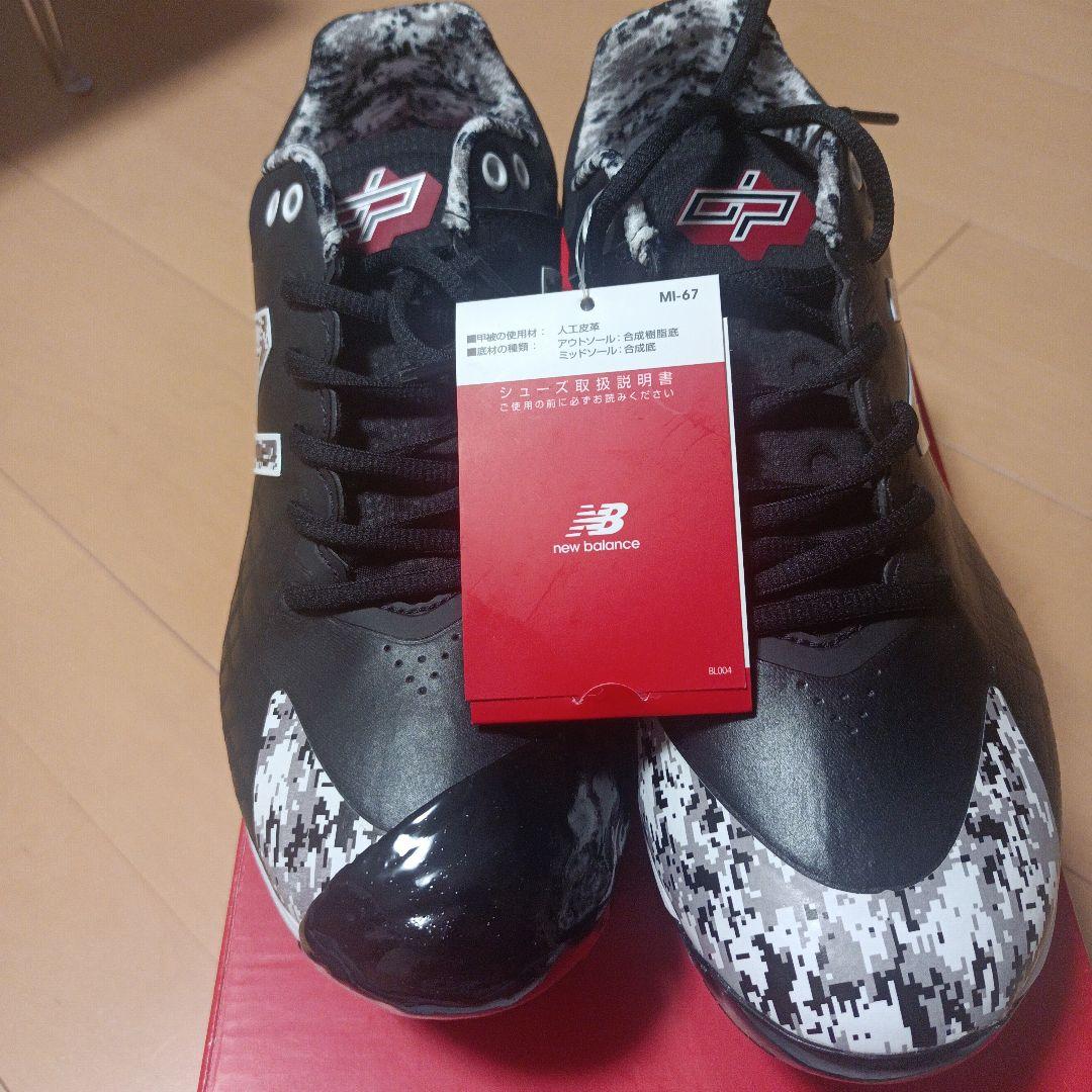 【新品未使用】New Balance 野球スパイク 黒　26.0cm