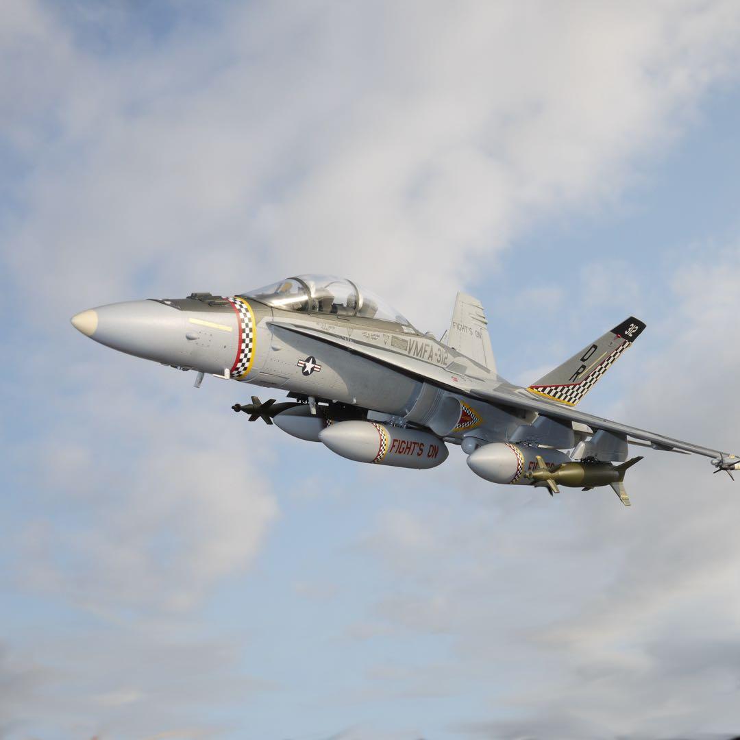 ハセガワ製1／48F/A-18Dレガシーホーネットプラモデル完成品