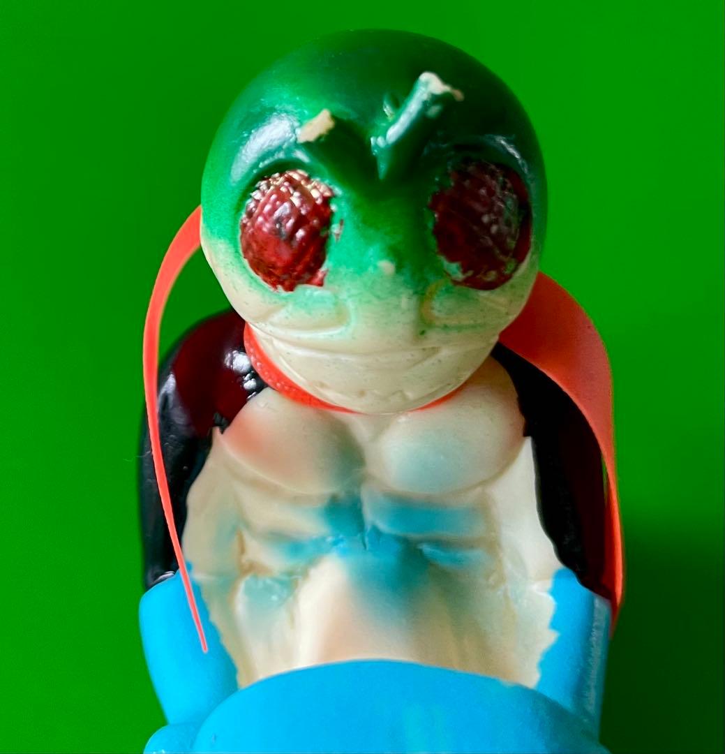 仮面ライダー 新サイクロン号 ソフビ人形 ポピー 希少品です！旧バンダイ