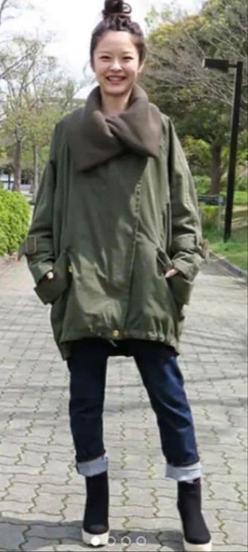 メルシーボークー　ミドルモッズコート