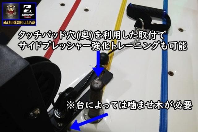 ZSGクランプ式ケーブルマシンセット｜アームレスリング台装着型ユニバーサル設計