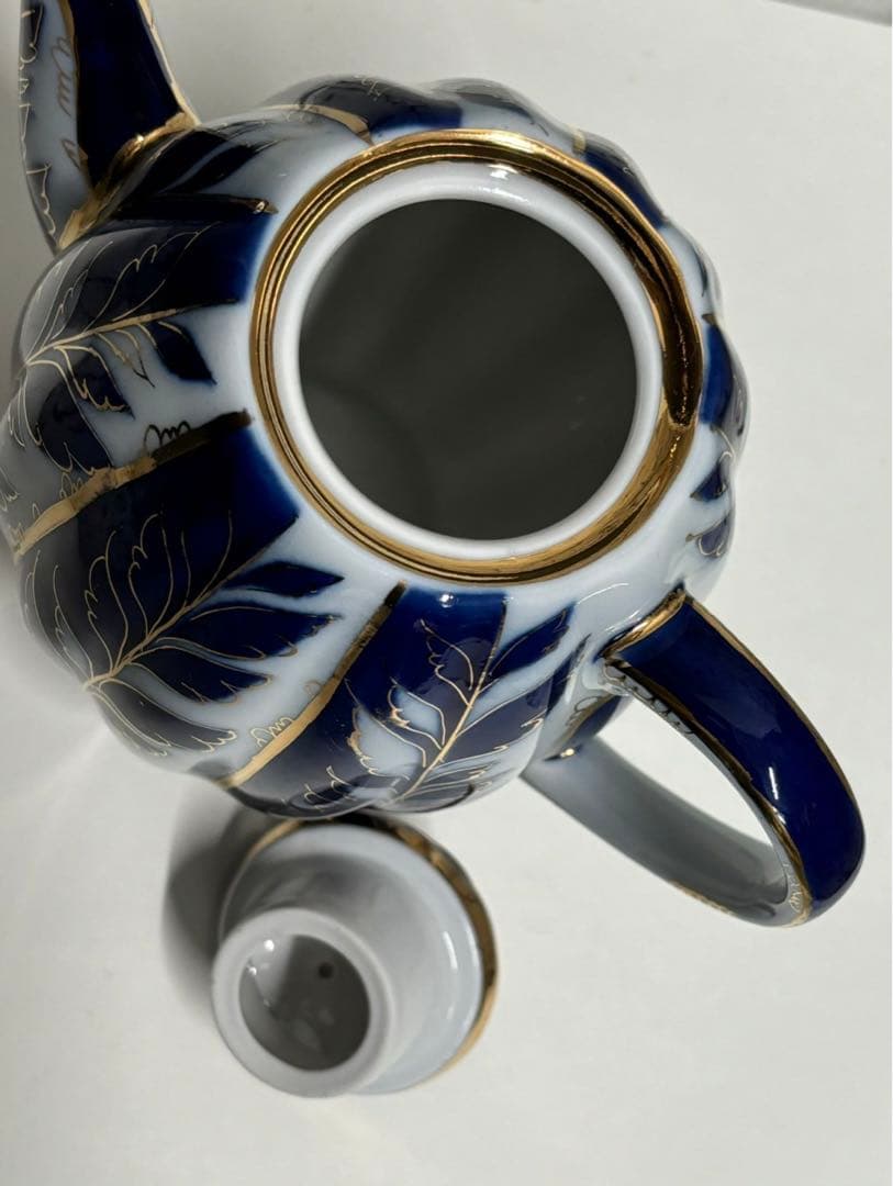 ロシア皇室御用達アンティークロモノーソフインペリアルポーセリン　ティーセット