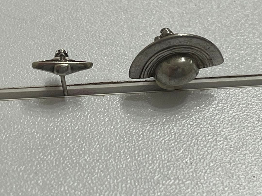 シルバー925 ソリッドオーブピアス　ナノオーブピアス